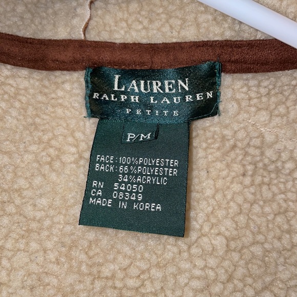 Lauren Ralph Lauren petite medium vest brown - Picture 4 of 8